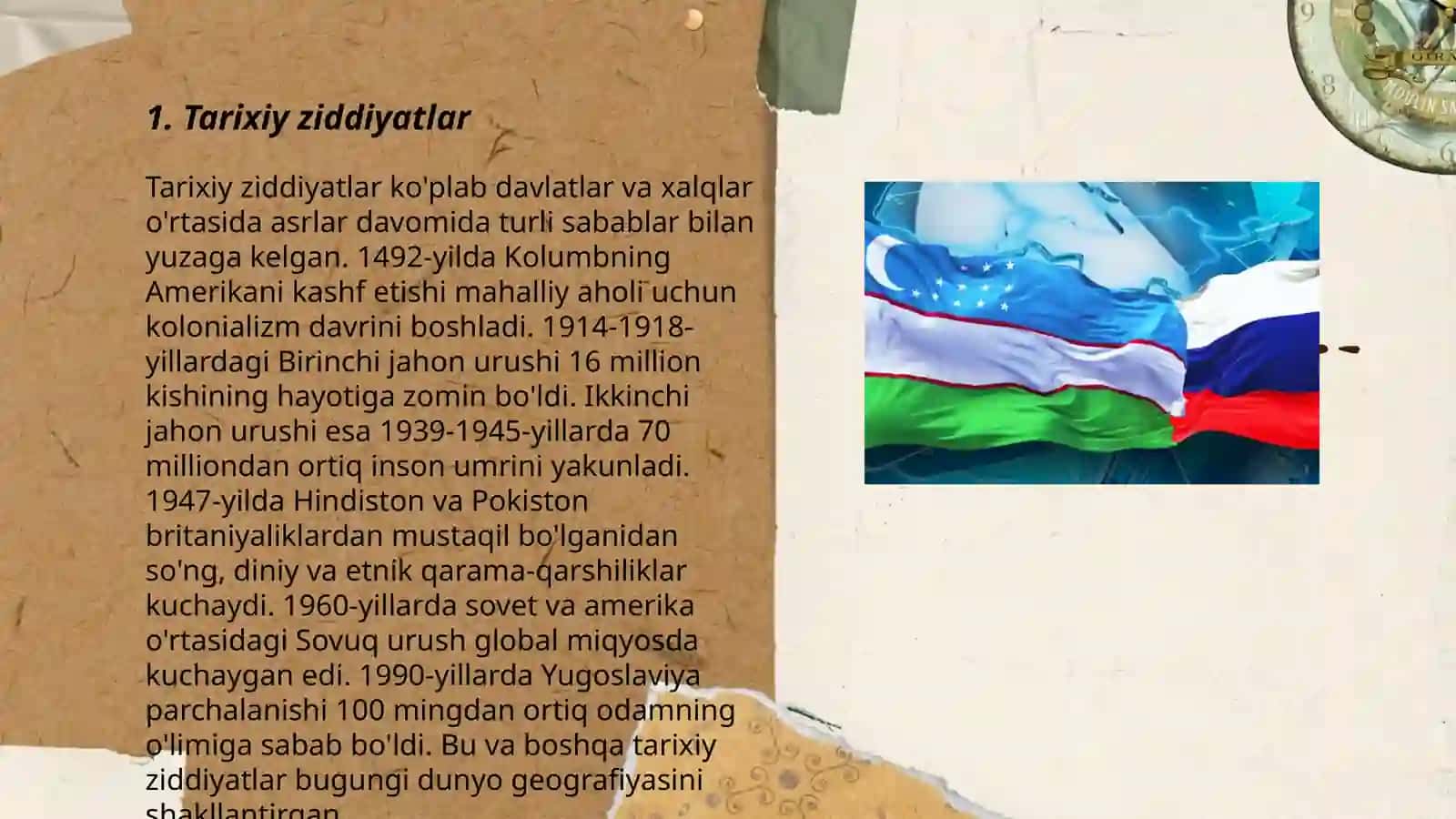 Tarixiy ziddiyatlar 3