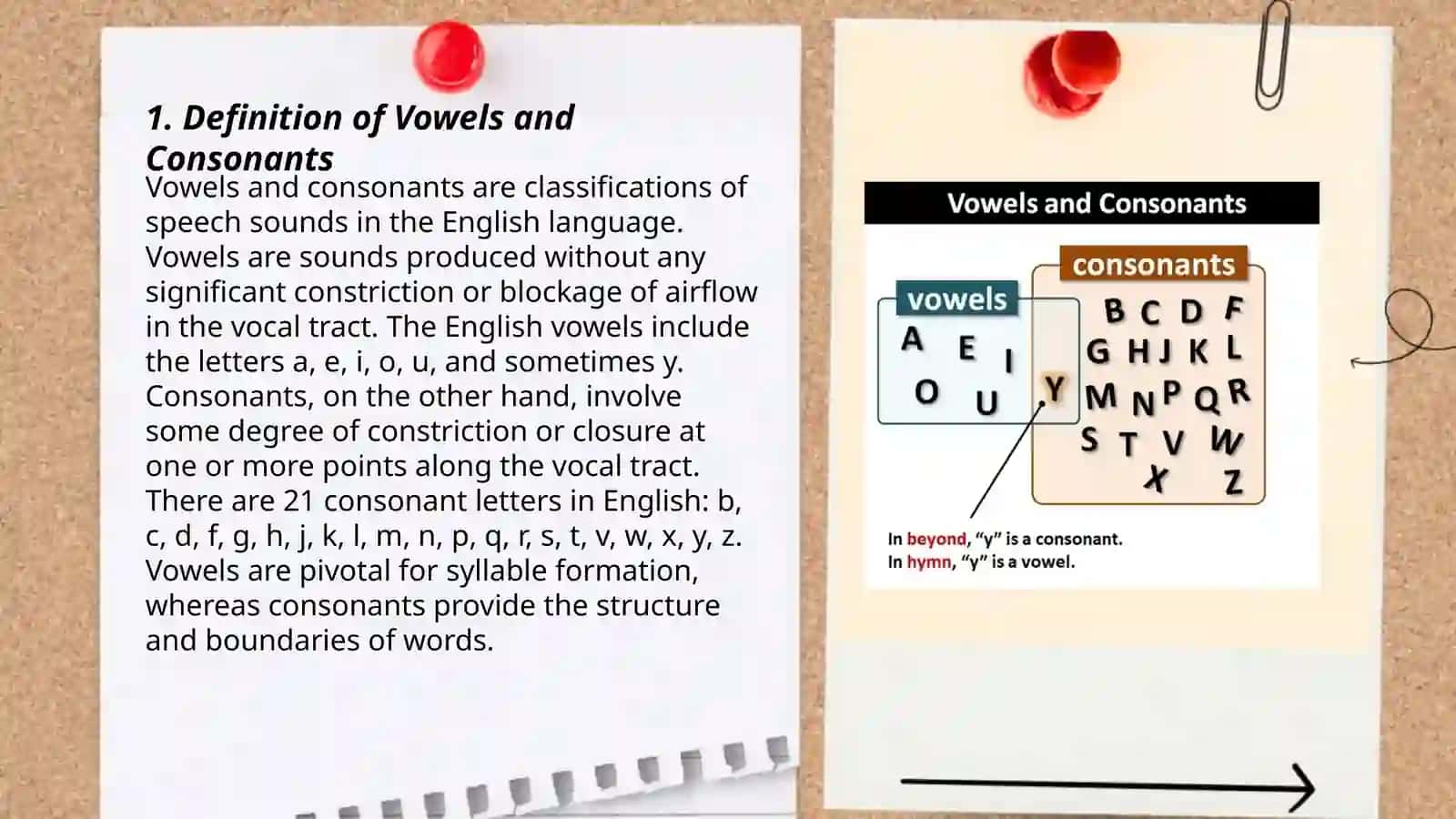 Vowel Consonant Distinction 3