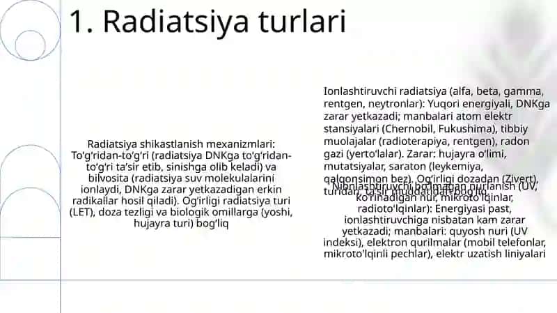 Radiatsion nuqsonlar 3
