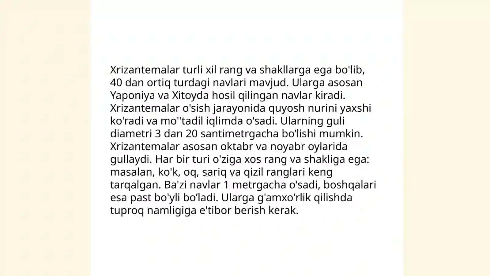 Xrizantema bioekologiyasi 3