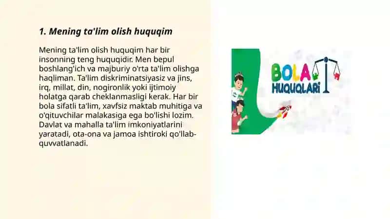 Mening huquqlarim 3