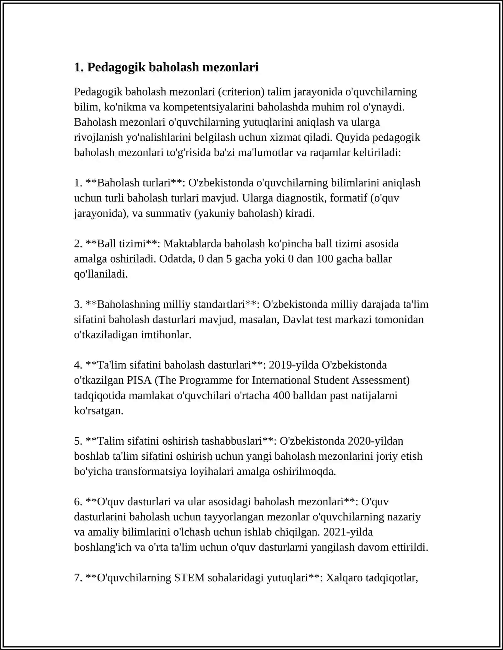 PEDAGOGIK KVALIMETRIYANING MAZMUNI 3