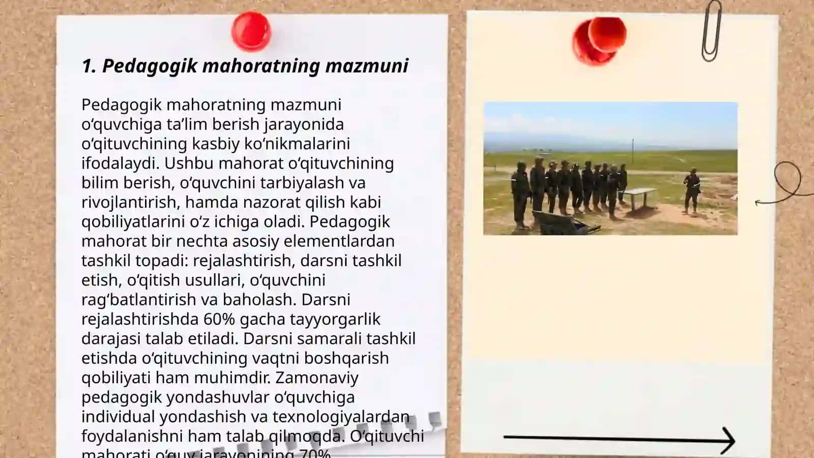 Ofitser pedagogik mahoratining tarkibiy qismlari 3