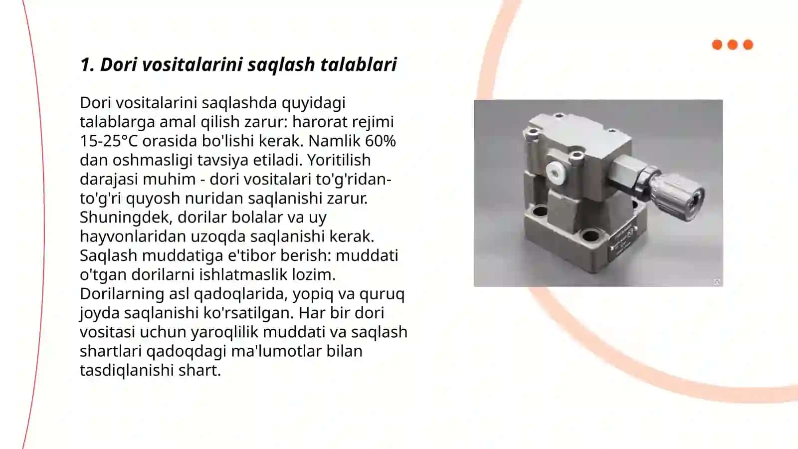 Distribyutorlik faoliyati. Farmatsevtik ombor 3