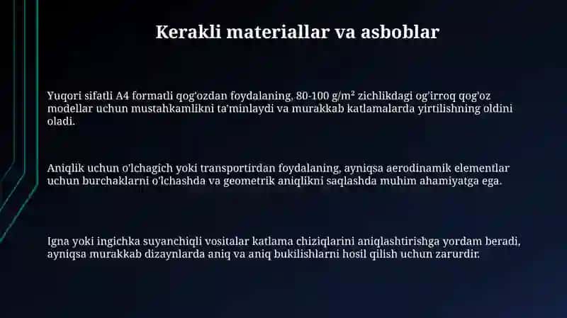 Qogʻozni buklash orqali poyga avtomobili modelini yasash 3