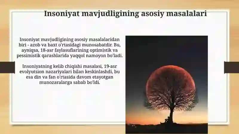 Inson borlig'i falsafasi 3