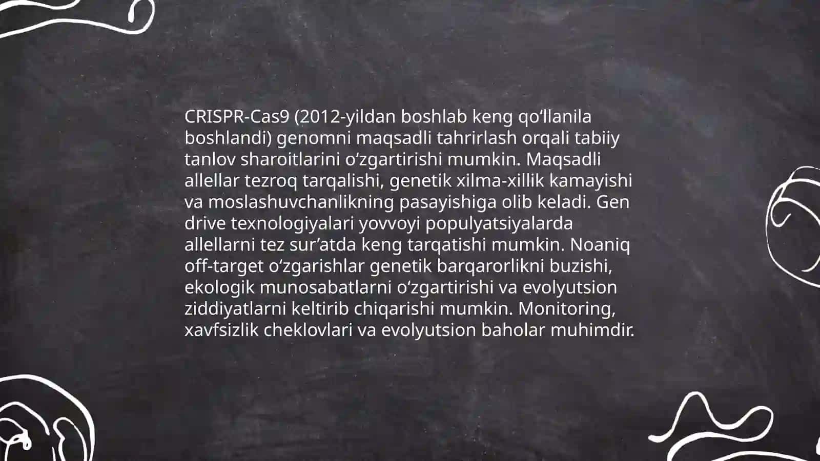 Biotexnologiya yutuqlari va ularning evolyutsion mohiyati 3