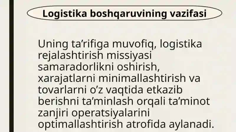 Logistika rejasi 3