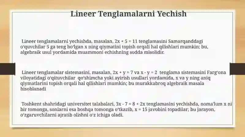 Murakkab Masalalarni Algebraik Yechish Usullari 3