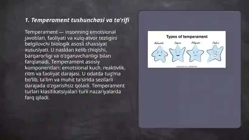 Temperament tushunchasi va ta'rifi 3