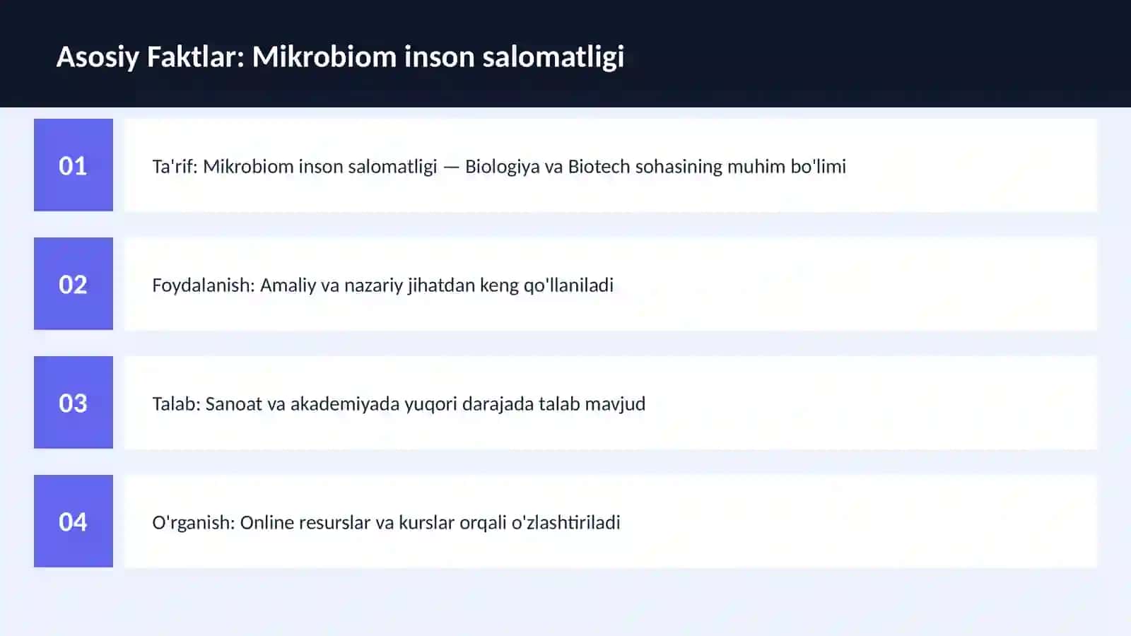 Mikrobiom inson salomatligi 3