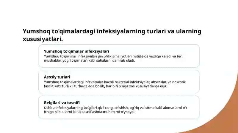 Yumshoq to'qimalar xirurgik infeksiyasi 3