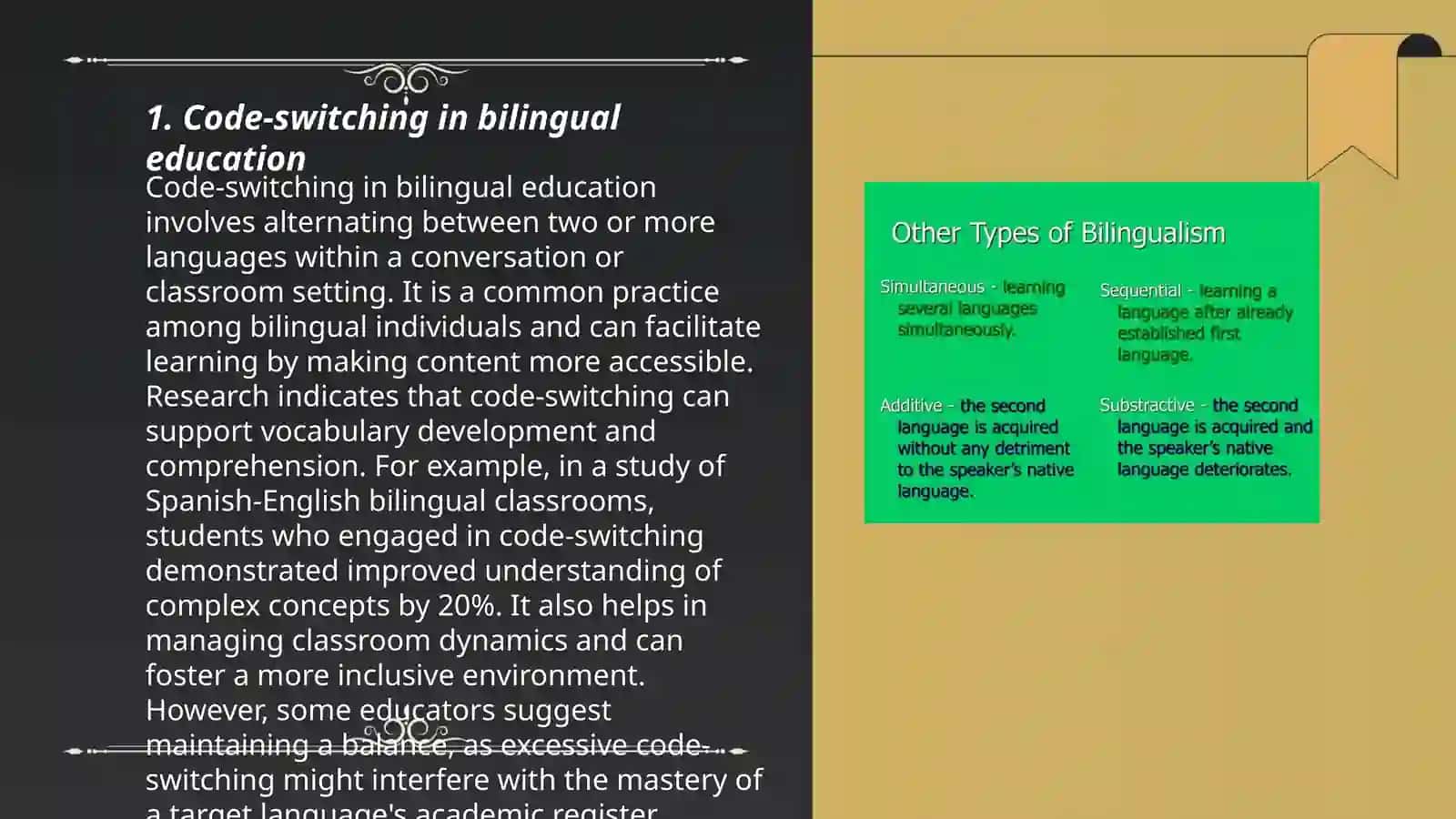 Bilingual approaches to language learning 3