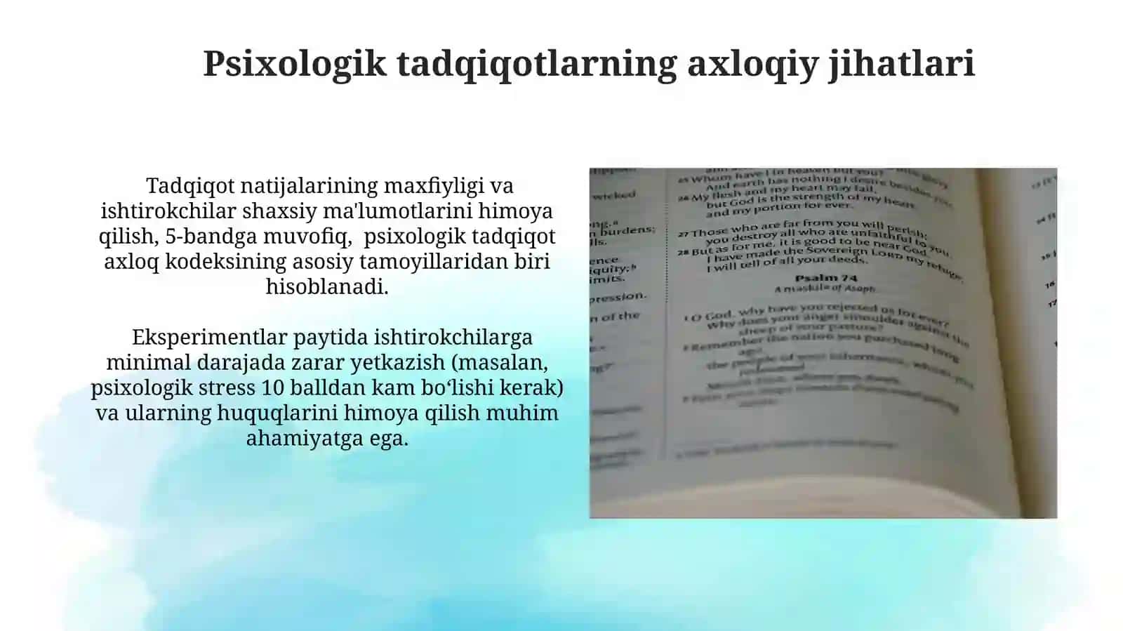 Psixikasining òrganish prinsiplari 3