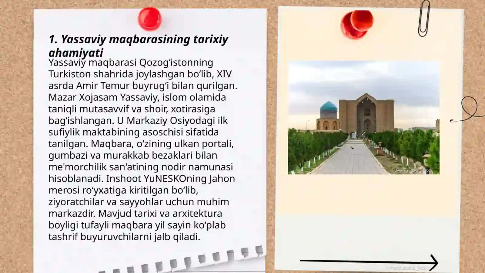 Ahmad Yassaviy maqbarasi restavratsiyasi 3
