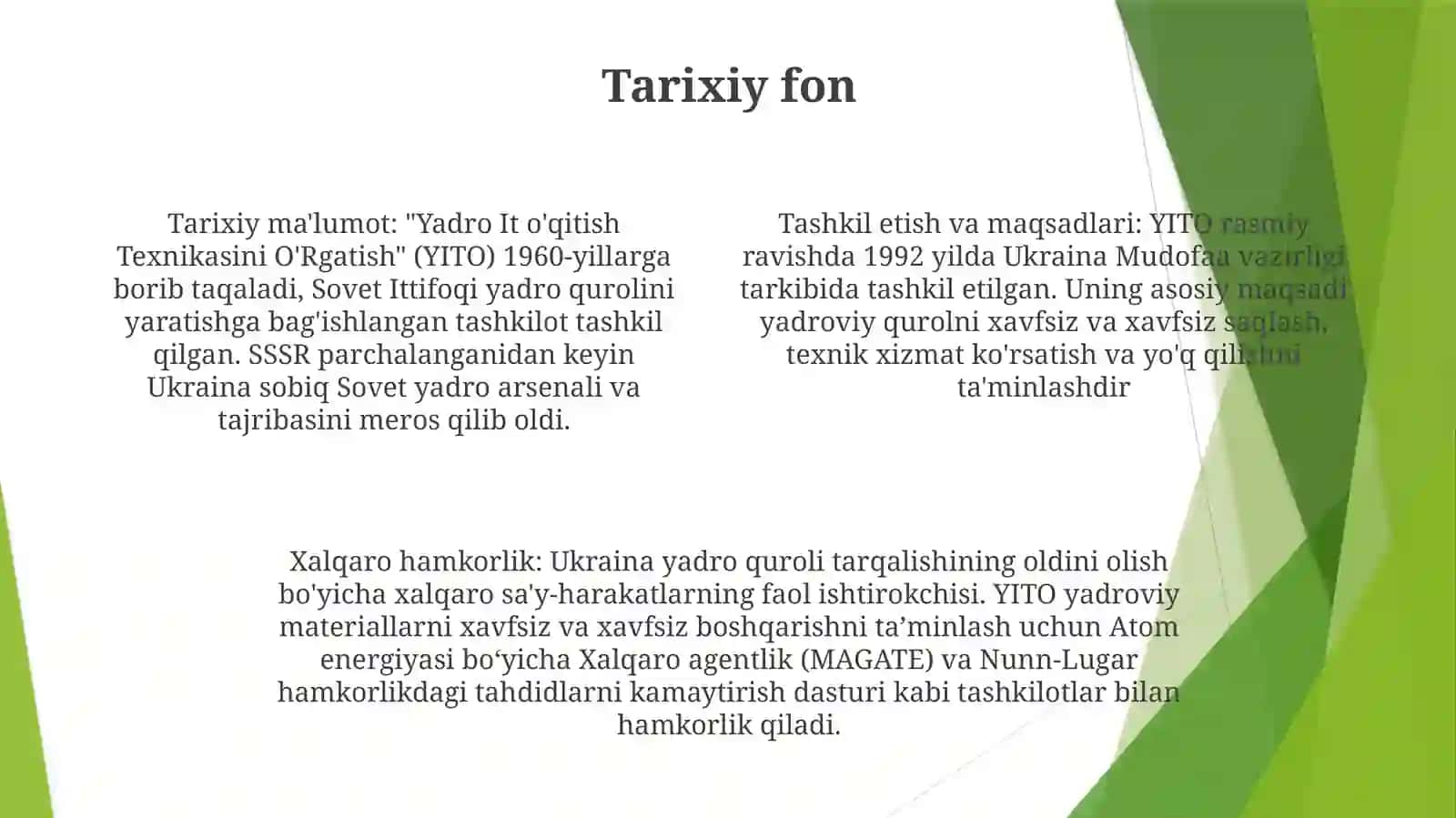 Yadro Itqitish TexnikasiniO`Rgatish 3
