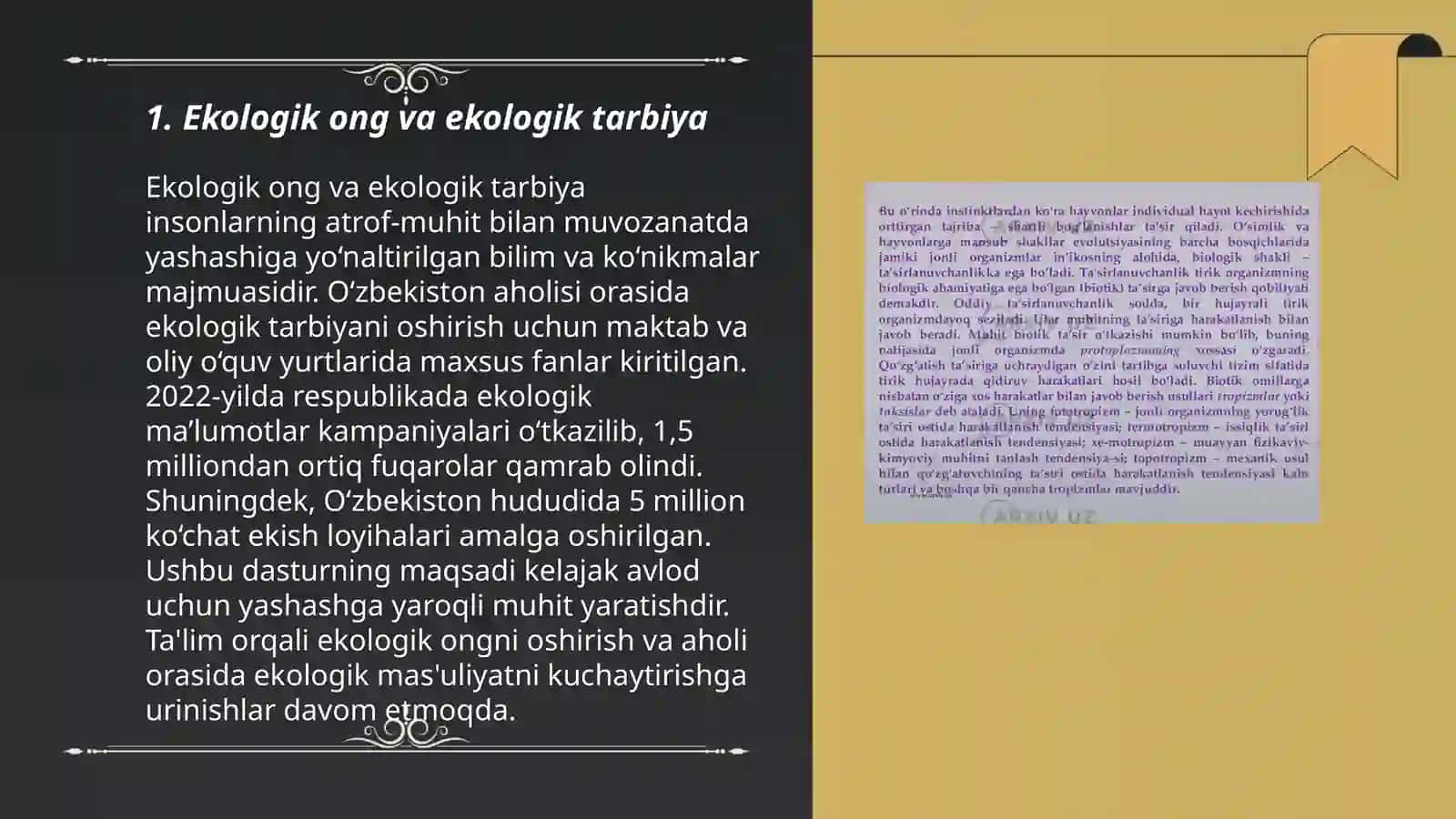 Estitik va ekologik tarbiya 3