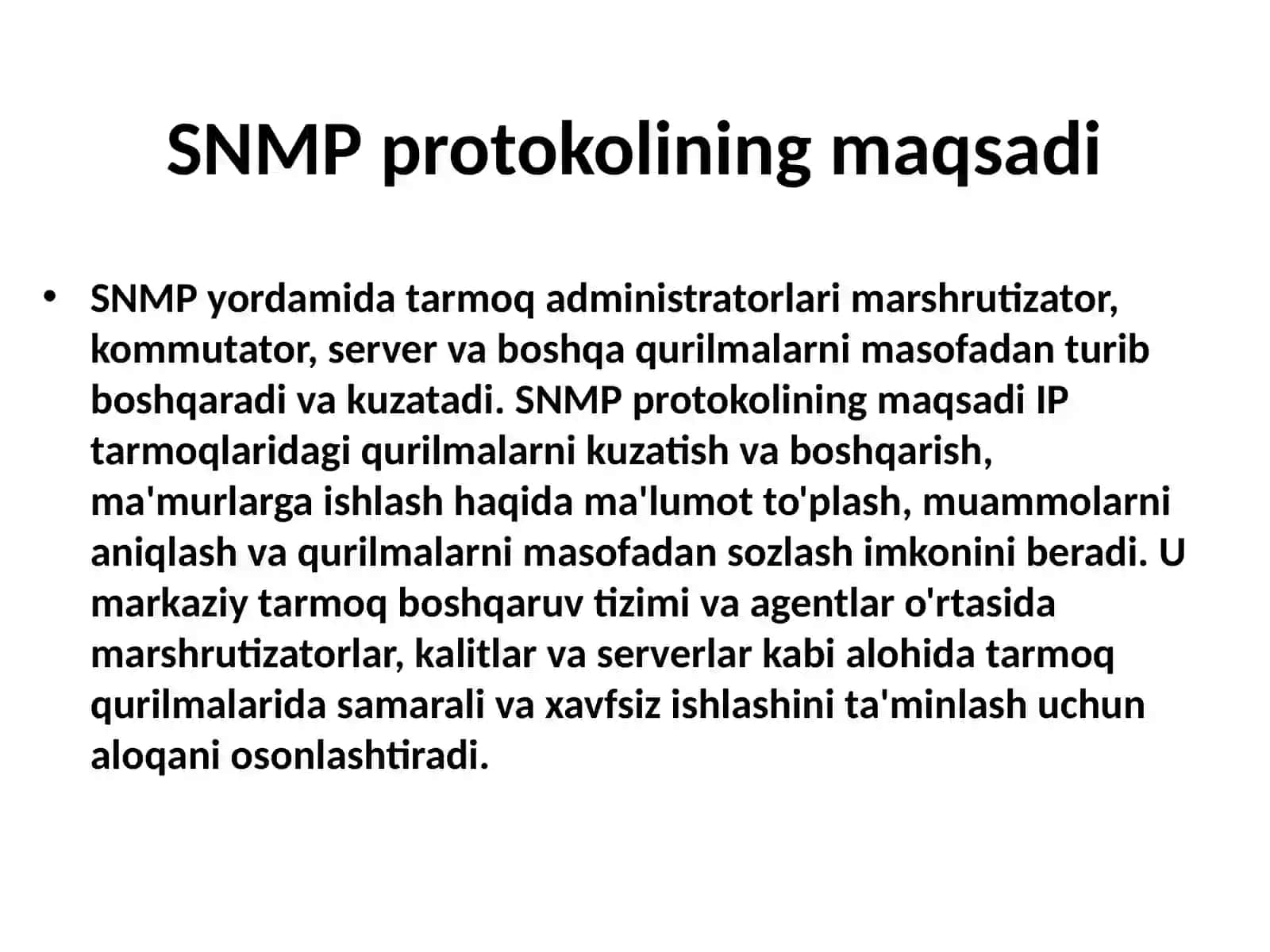 SNMP PROTOKOLI 3