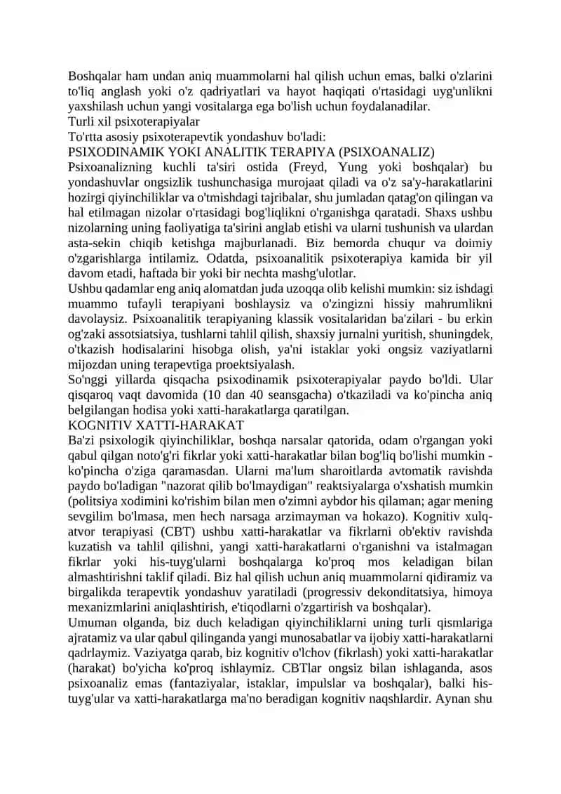 Klinik psixologiyada psixoterapevtik metodlari 3