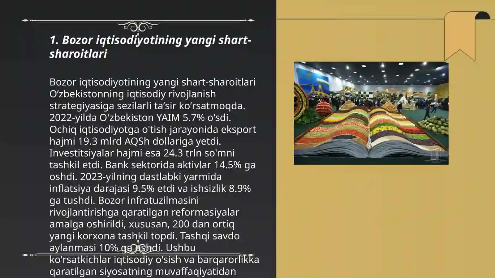 Oʻzbekistonda bozor iqtisodiyoti 3