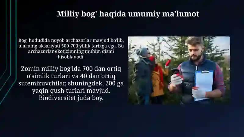 Milliy bog' (National Park) - Haydarov Sodiq 3