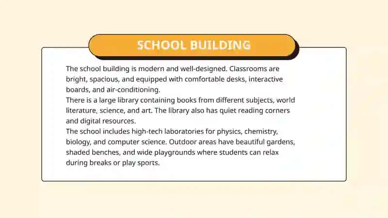 My dream school 3
