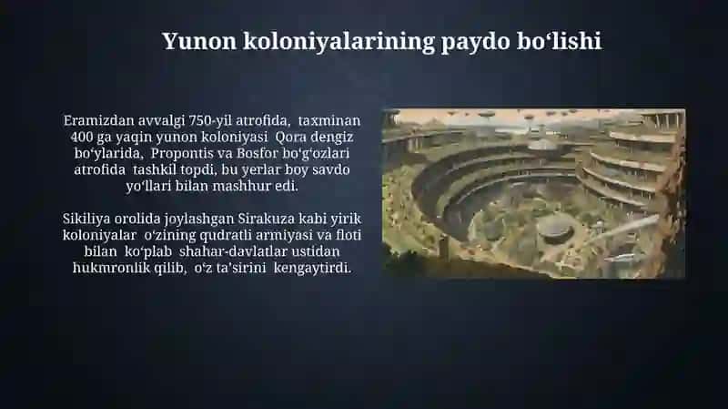 Yunon Koloniyalar 3