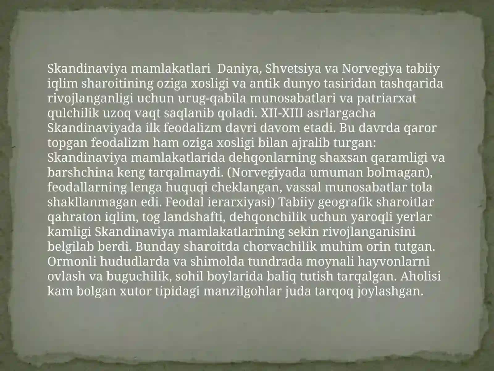 XI-XV asrlarda Skandinaviya davlatlari 3