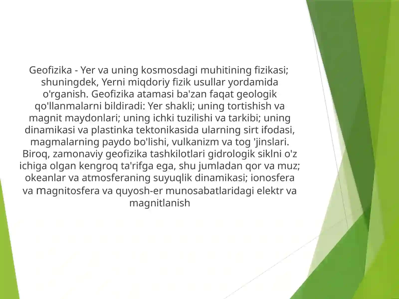 Geofizikaning rivojlanish istiqbollari 3