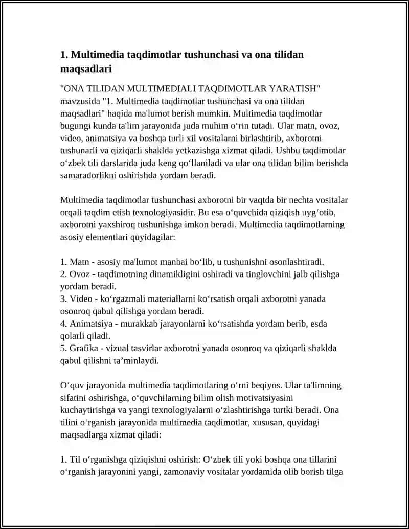 ONA TILIDAN MULTIMEDIALI TAQDIMOTLAR YARATISH 3