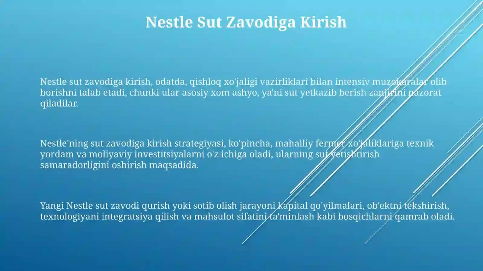 Nestlé sut zavodi 3