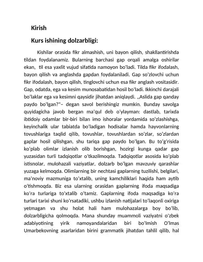 Gapning ifoda maqsadiga koʻra turlari 3