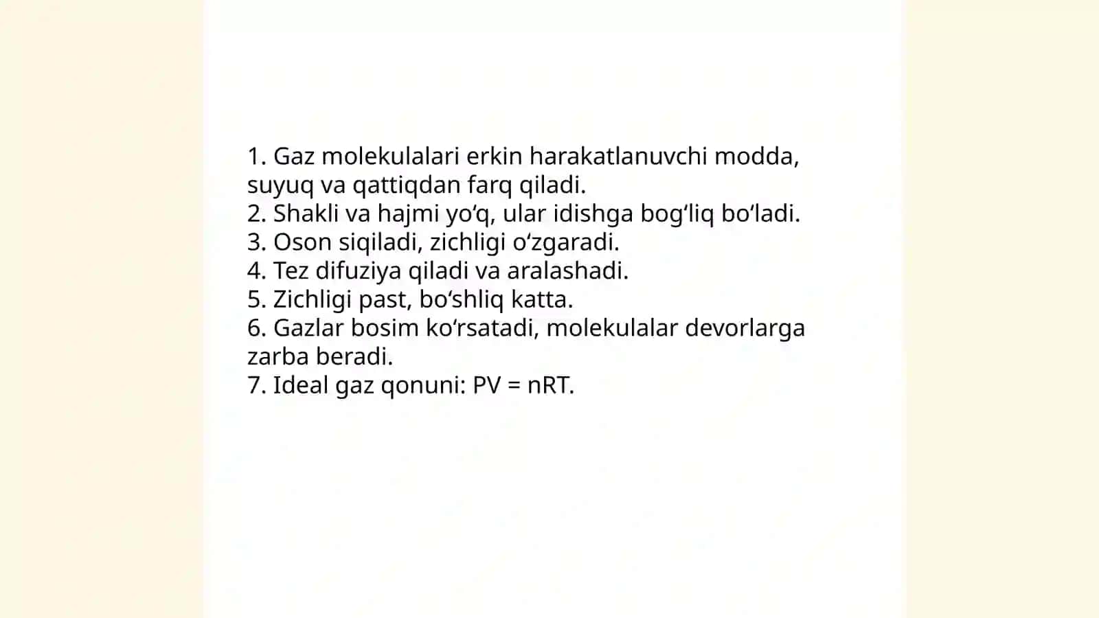 Gaz va uning turlari 3