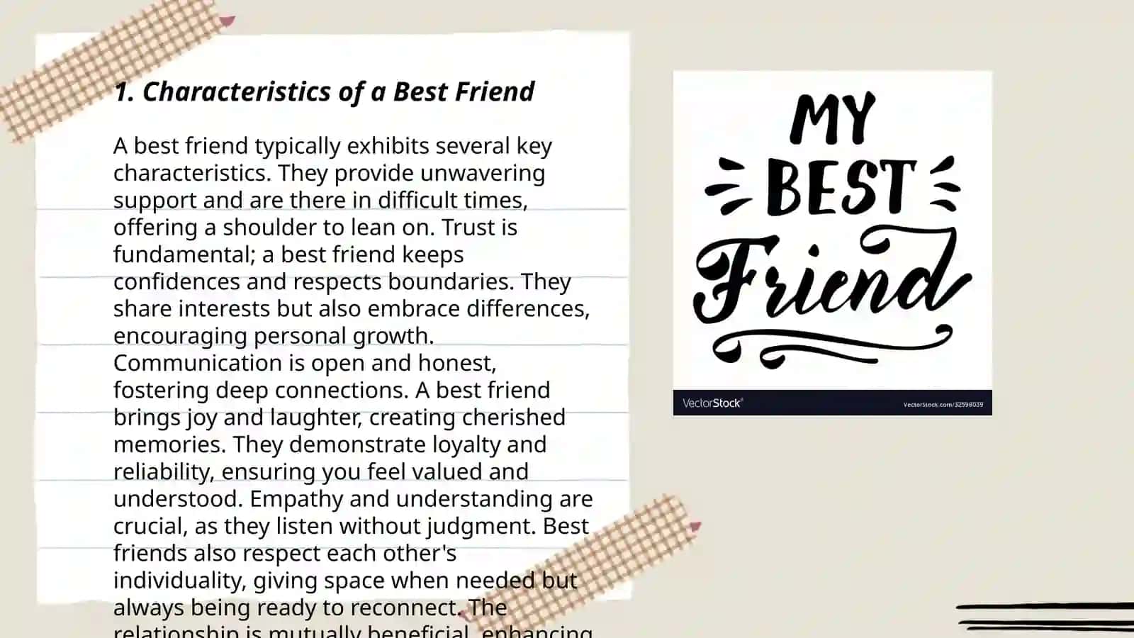 Characteristics of a Best Friend 3