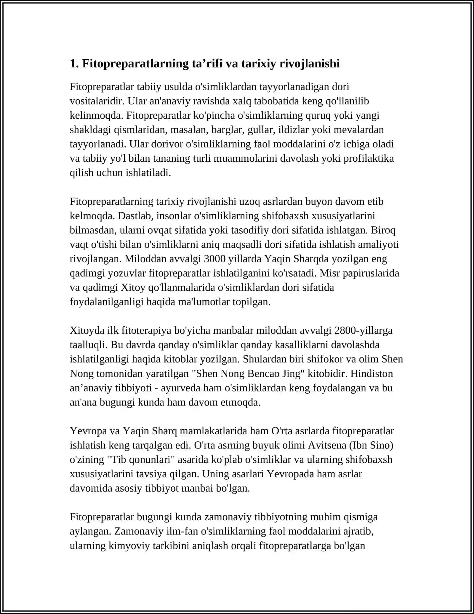 FITOPREPARATLAR VA ULARNING QOʻLLANILISHI 3