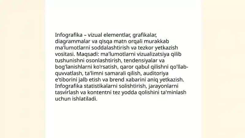 Infografikani yaratish texnologiyalari 3