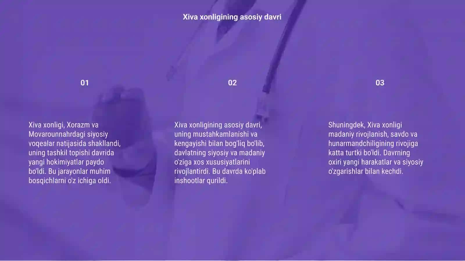 Xiva xonligining tashkil topishi 3
