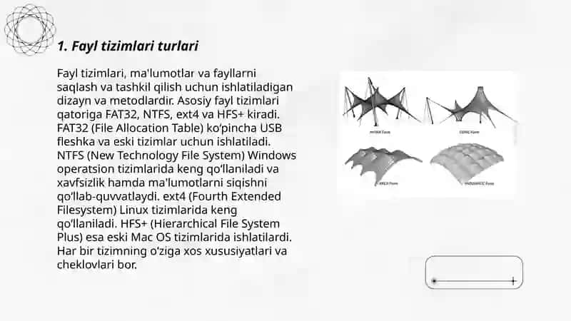 Fayl tizimlari va tuzilmalari 3