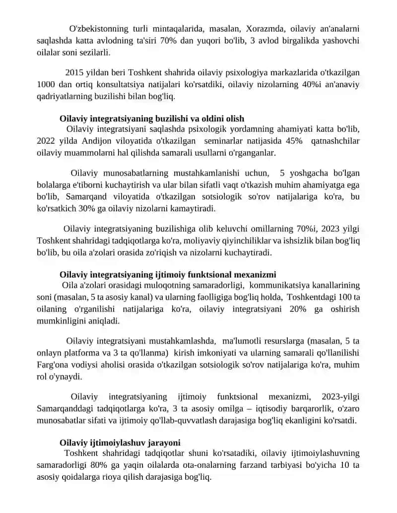 Oila integratsiyasining ijtimoiy funkcional mexanizmi 3