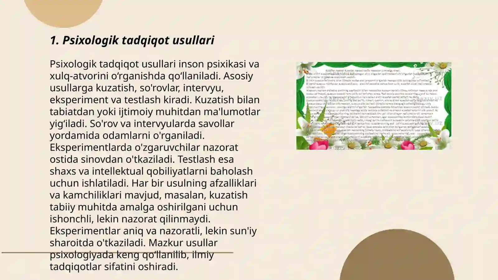 Psixologik metodlar 3