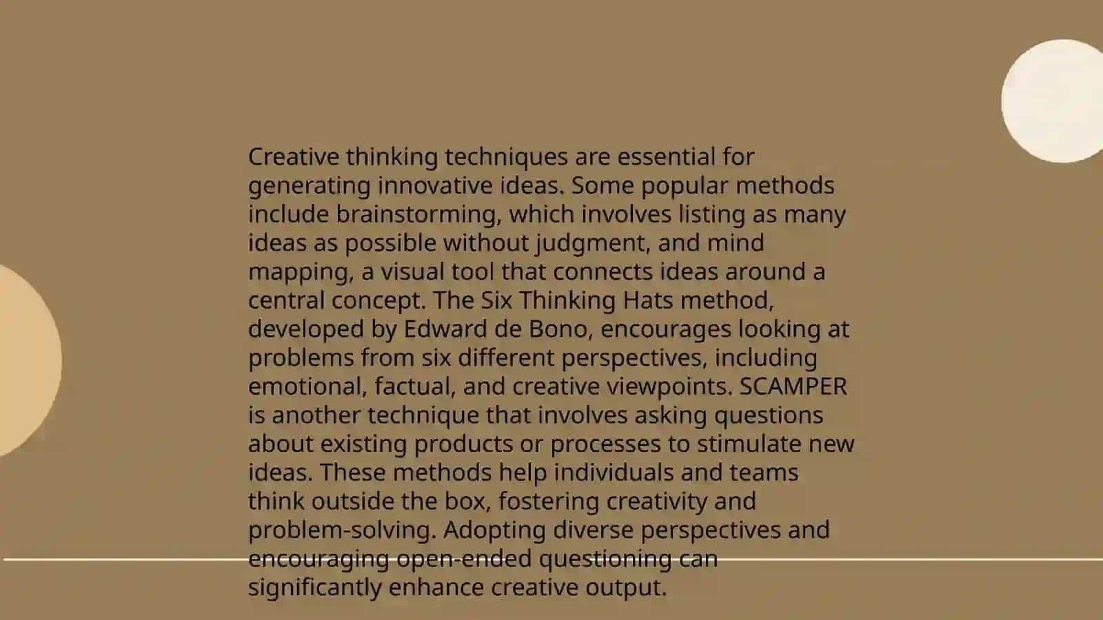 Creativity 3