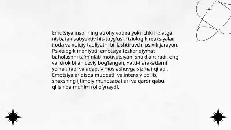 Emotsiya va Motivatsiya 3