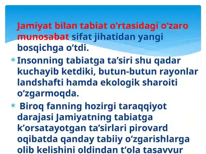 Tabiatdan foydalanishning geografik asoslari faniga kirish 3