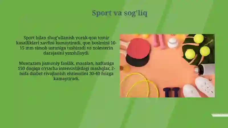 Sport va sog'liq 3