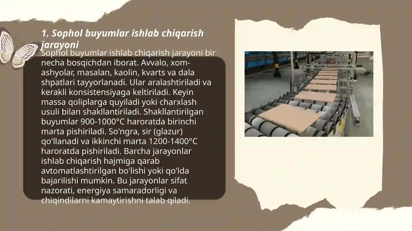 Sopol buyumlar ishlab chiqarish 3