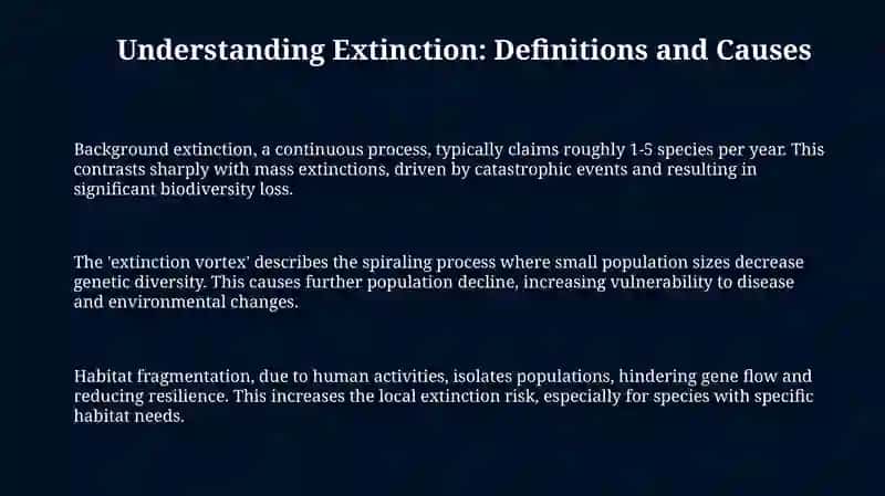 Understanding Extinction: Definitions and Causes 3
