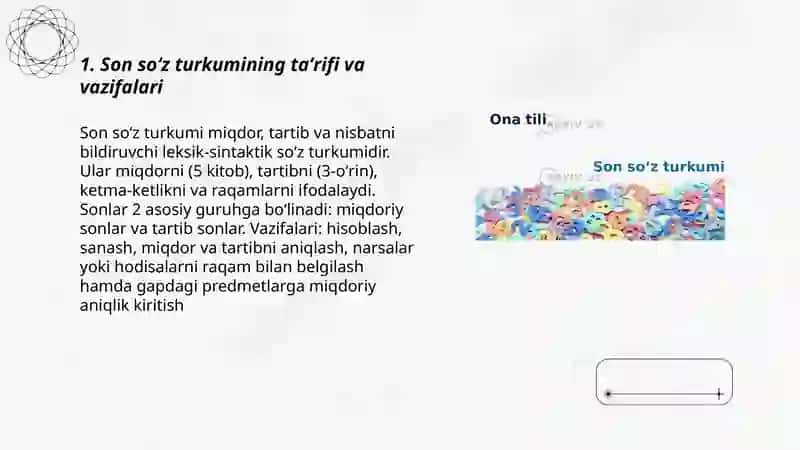 Son soʻz turkumi 3