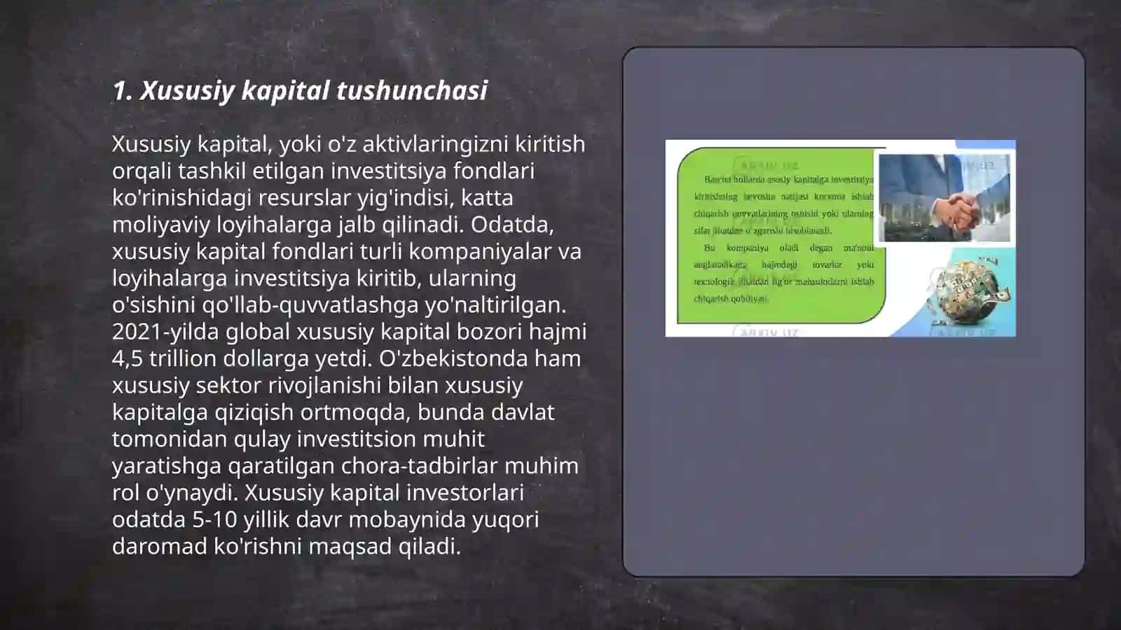 Xususiy kapital hisobi 3