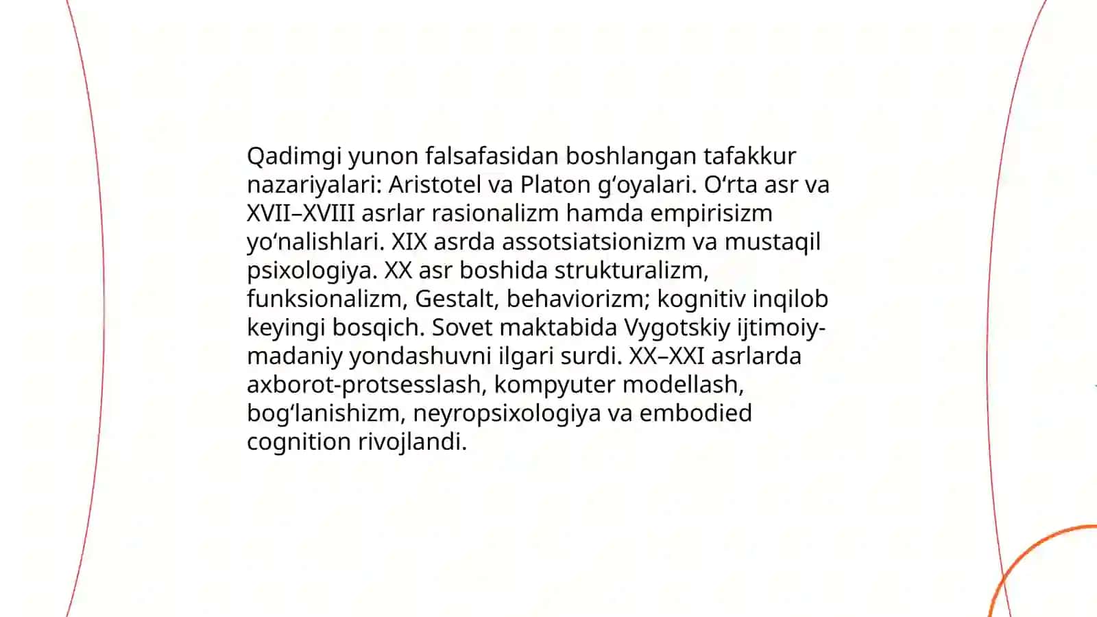 Tafakkur borasidagi psixologik nazariyalar 3