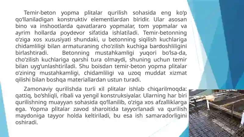 Temir-beton yopma plitalar 3